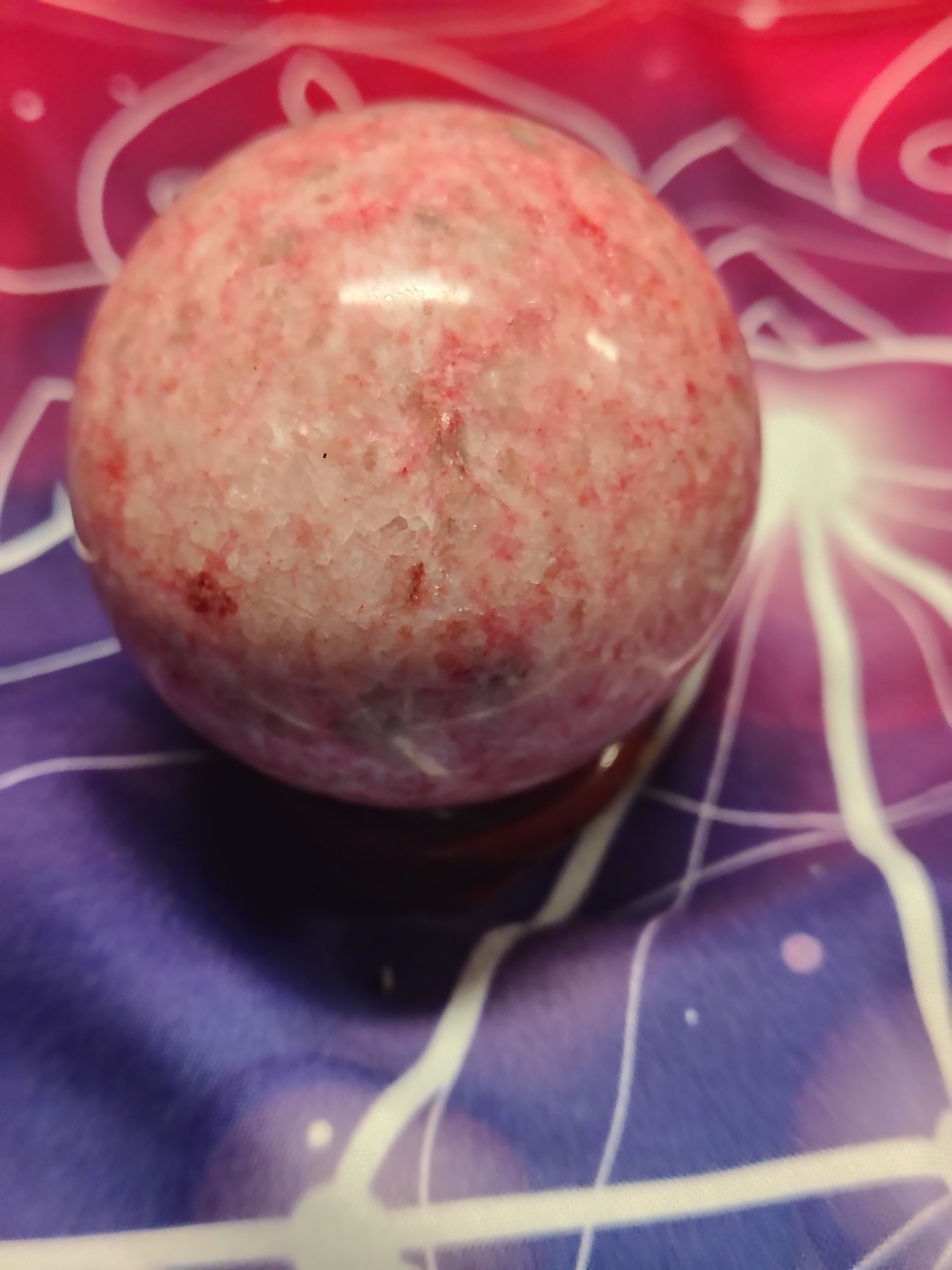 Rare Thulite Sphere